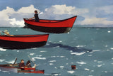 AI art winslow homer inspired boys and saling