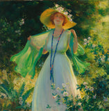 Charles Courtney Curran Path Of Flowers  1919