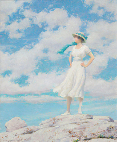 Charles Courtney Curran Summer Sky  On the Summit   c 1918