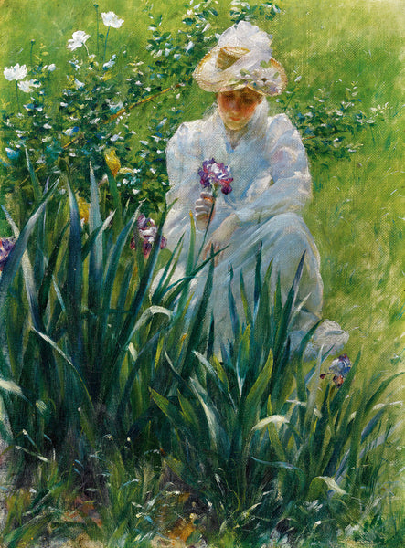 Charles Courtney Curran The Iris Bed  1891
