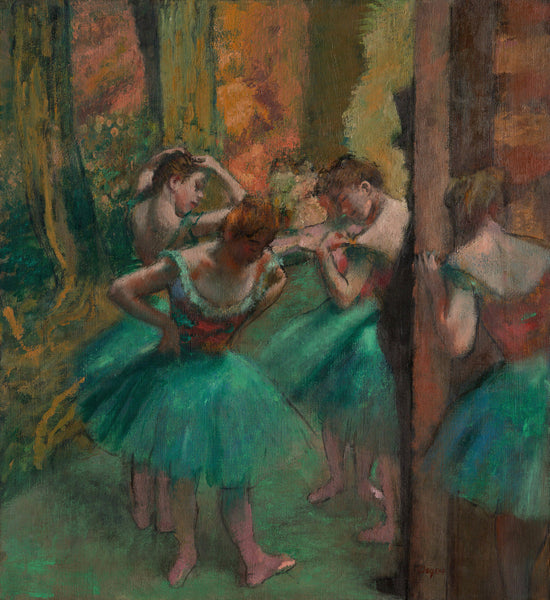 Edgar Degas 1834 1917  Dancers Pink and Green  1890