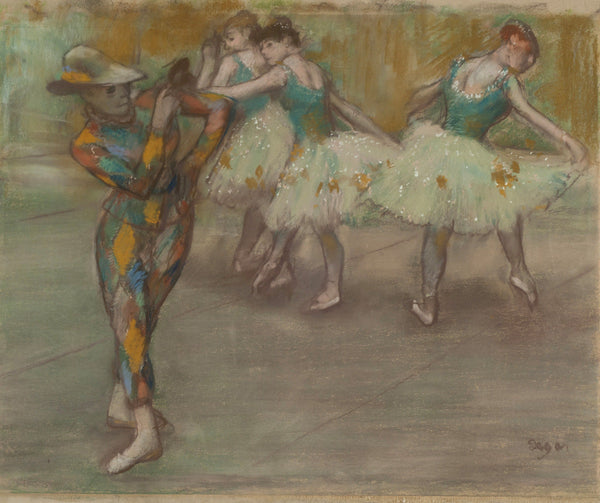Edgar Degas 1834 1917  Harlequin Dance circa 1890