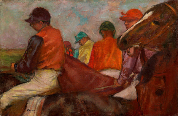 Edgar Degas 1834 1917  The Jockeys  1882