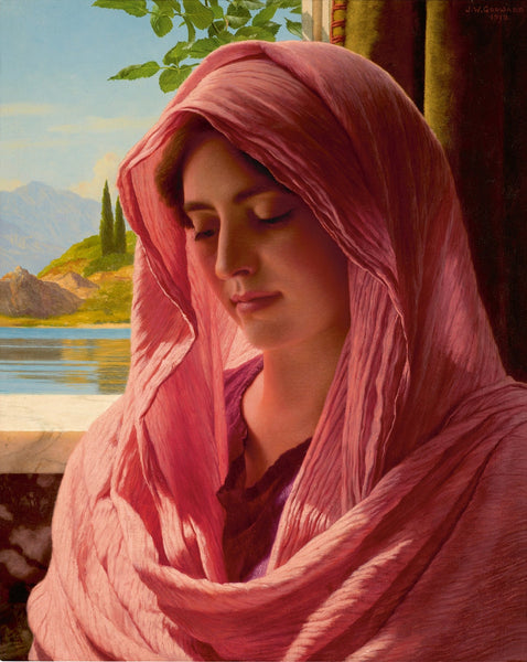 John William Godward 1918 Pyrallis