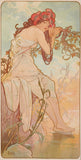 Les Saisons 4 1896 Alphonse Mucha - Stretched Canvas Ready To Hang