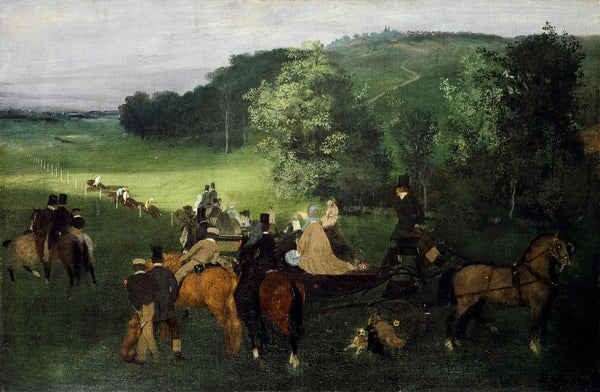 Edgar Degas 1834 1917 On The Racecourse The Race Around 1861