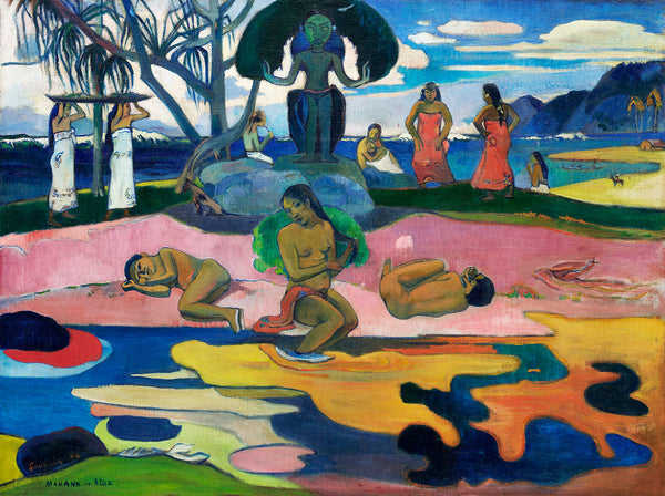 Paul Gauguin 1848 1903 Day of the God Mahana atua 1894