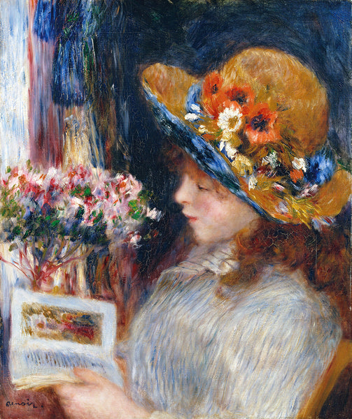 Pierre Auguste Renoir 1841 1919 Reading Girl 1880