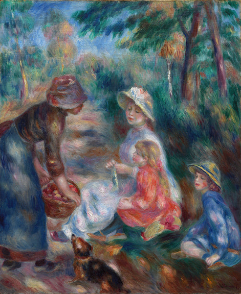 Pierre Auguste Renoir 1841 1919 The Apple Seller 1890
