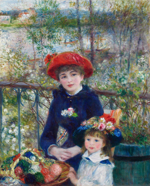 Pierre Auguste Renoir 1841 1919 Two Sisters On the Terrace 1881
