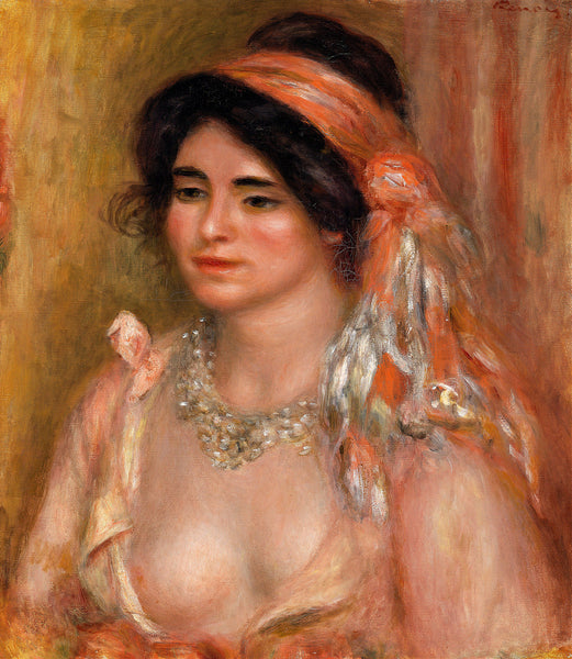 Pierre Auguste Renoir 1841 1919 Woman with Black Hair 1911