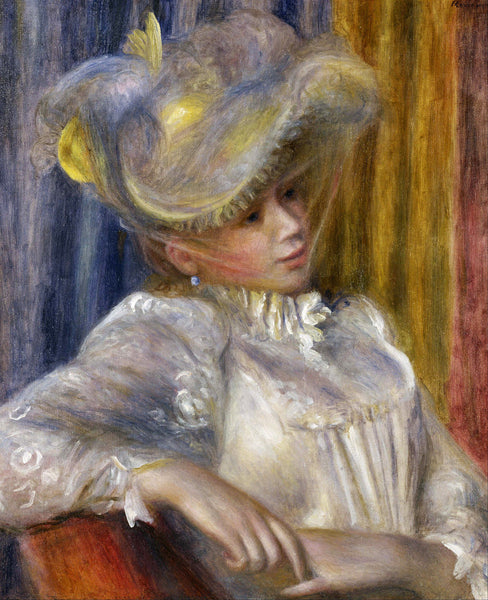 Pierre Auguste Renoir 1841 1919 Woman with a Hat