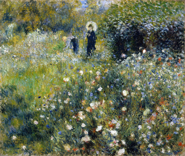 Pierre Auguste Renoir 1841 1919 Woman with a Parasol in a Garden 1875