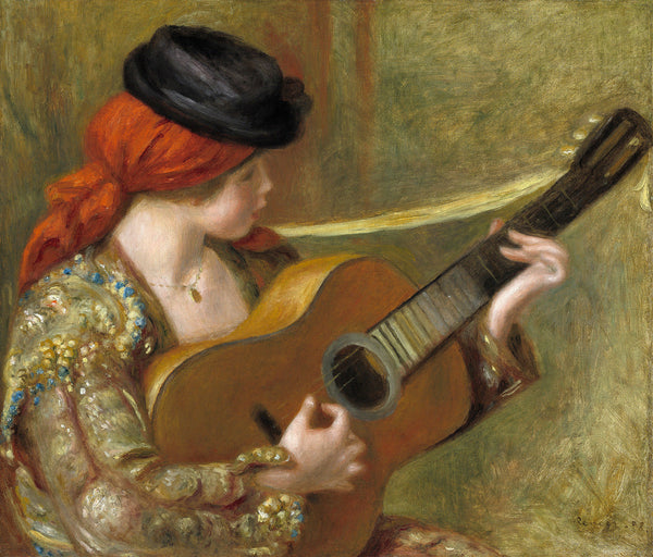 Pierre Auguste Renoir 1841 1919 Young Spanish Woman with a Guitar 1898