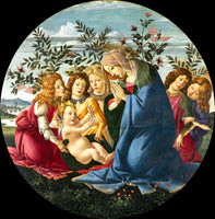Sandro Botticelli 1445 1510  Madonna Adoring the Child with Five Angels from 1490