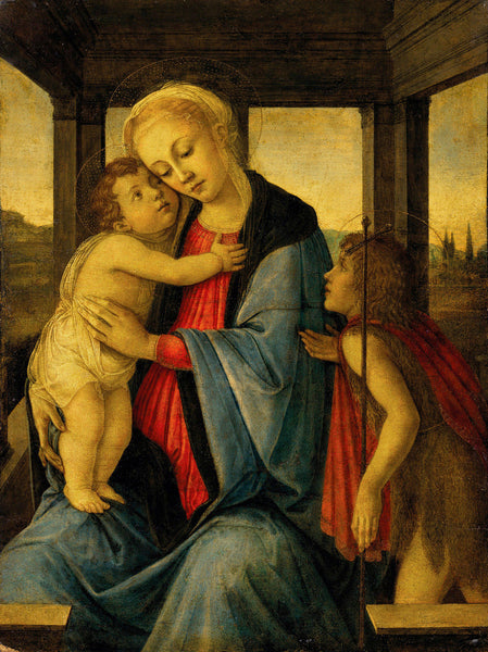 Sandro Botticelli 1445 1510  The Madonna and Child with the infant Saint John the Baptist