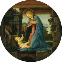 Sandro Botticelli 1445 1510  The Virgin Adoring the Child 1490