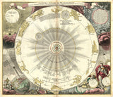 Decorative medieval star chart  astrology 9