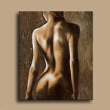 Nude Lady Oil Painting Hand Painted Canvas Wall Art