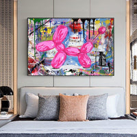 Abstract Street Art Modern Graffiti Art HQ Canvas Print