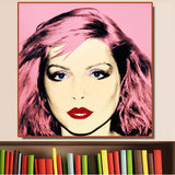 Andy Warhol Photo Debbie Harry 1980 Singer Blondie pop art HQ Canvas Print famous