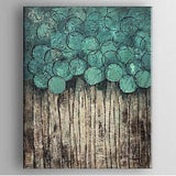 Abstract flower trees Oil Painting Canvas handmade tree oil painting