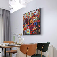 Colorful Flowers Painting On Canvas Hand Painted Oil Painting Abstract Flower Wall Art Decoration