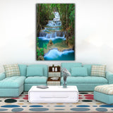 Modern Wall Art Waterfall Landscape Picture FRAME AVAILABLE HQ Canvas Print