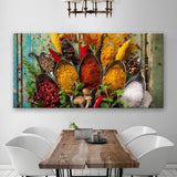 Food Modern Spices Poster HQ Canvas Print Kitchen Restaurant Home Decoration