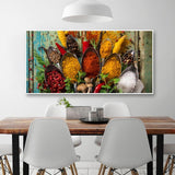Food Modern Spices Poster HQ Canvas Print Kitchen Restaurant Home Decoration