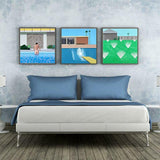 Swimming pool decoration picture Nordic Art Wall Picture HQ Canvas Print