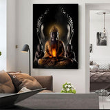 Buddha Wall Art Canvas Prints Modern Buddha HQ Canvas Print Art