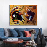 Hand Painted Modern Wassily Kandinsky Quark-gluon Plasma and Heavy Oil Paintings Wall Art for Living