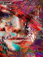 DIY Full Square Diamond Painting Abstract Woman 5D Diamond Portrait Home Decor Diamond Art