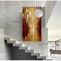 Hand Painted Light Luxury Painting Art Canvas Modern Mural