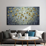 Hand Painted Oil Painting Pop Art Thick Palette Knife Flower on Canvas Abstract Wall Painting Home Wall Decor