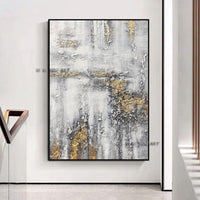 Hand Painted Abstract gold Oil Paintings Salon Wall Decoration Modern Paintings On Canvas Hand Painted Artwork painting