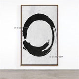 Hand Painted Abstract Modern Art Abstract Painting Canvas Painting Black and White Abstract Canvas Art