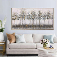 Art Hand Painted Abstract Trees Canvas Wall Art Fine Modern Art Decoration