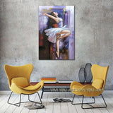 Hand Painted modern Naked Woman on Canvass wall art