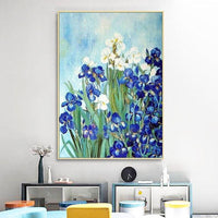 Beautiful Flower Oil Painting Hand Painted Wall Canvas Art Pieces Acrylic Artwork