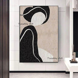 Newest Hand Painted People Oil Painting Canvas Abstract Wall