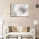 Hand Painted Abstract Flower Art On Canvas Wall Art Decoration