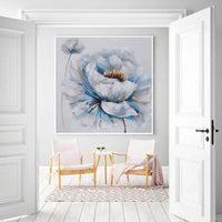 Modern Newest Flower Design Oil Painting Hand Painted Canvas Floral Artwork As ping