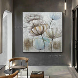 Hand Painted On Canvas Flower Paintings Home Wall Art Flower