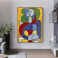 Hand Painted Picasso Françoise Gillow Abstract Wall Art Painting Decorative