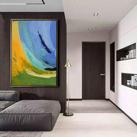 New Abstract Landscape Oil Painting Canvas Art Hand Painted Wall Painting Canvas Art Artwork