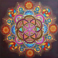 DIY 5d Diy Diamond Painting Mandala Diamond Flower Pictures Of Rhinestones Mosaic Decortion