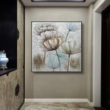 Hand Painted On Canvas Flower Paintings Home Wall Art Flower