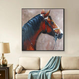 Modern Abstract Oil Painting Animal Hand Painted Canvas Oil Paintings Horse On Canvas Wall Art for Home Mural Decor As